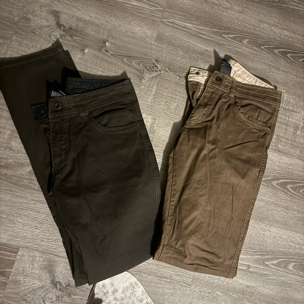 Kuhl Men's Chinos in Black and Brown